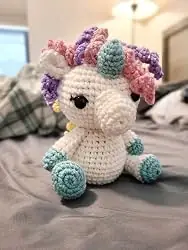 Finished animal from a pattern in the library