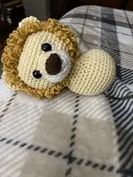 Finished handmade crochet animal