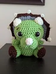 Finished handmade crochet animal