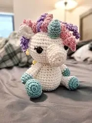 Finished handmade crochet animal